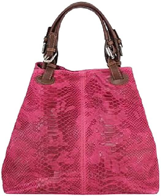 Miglior borsa pitonata fucsia